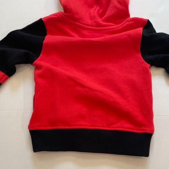 Disney Girls Minnie Mouse Red/Black Fleece Zip Up Hoodie, Mouse Ears, 2T - Picture 11 of 16